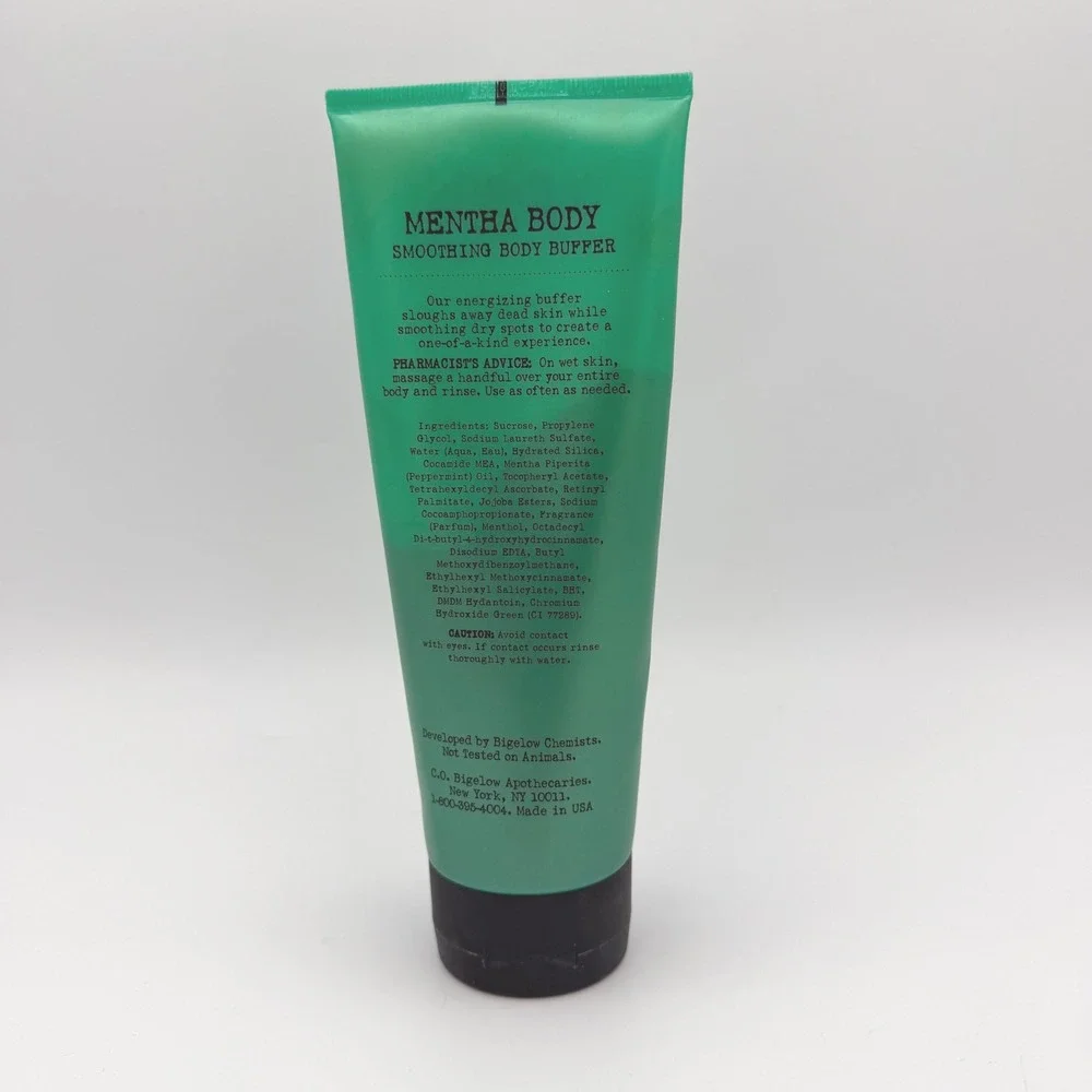 CO Bigelow Mentha‎ Body No 1410 Smoothing Body Buffer Peppermint Oil 8oz Scrub